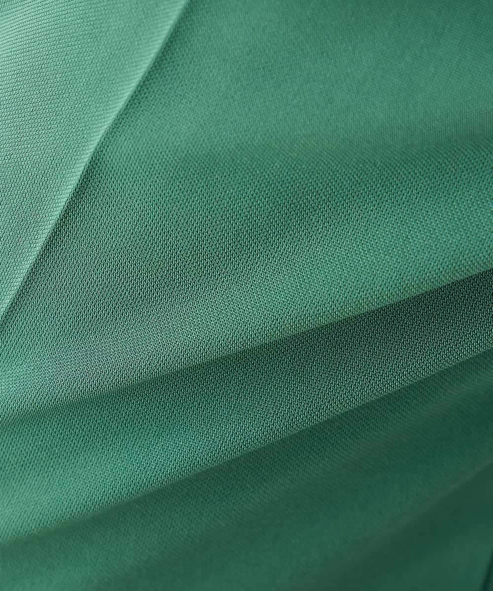 K3LGD15049 a.v.v Elmi(アー・ヴェ・ヴェ) 【低身長サイズ/接触冷感/速乾/UVカット/イージーケア】イージーワイドパンツ グリーン