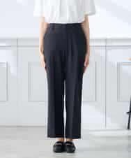 K3LGD16049 a.v.v Elmi(アー・ヴェ・ヴェ) 【低身長サイズ/接触冷感/速乾/UVカット/イージーケア】スッキリ見えストレートパンツ ピンク