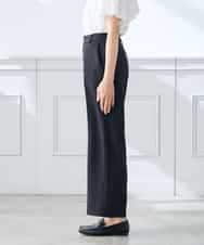 K3LGD16049 a.v.v Elmi(アー・ヴェ・ヴェ) 【低身長サイズ/接触冷感/速乾/UVカット/イージーケア】スッキリ見えストレートパンツ ピンク