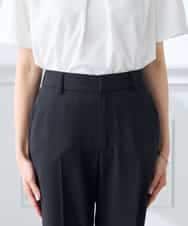 K3LGD16049 a.v.v Elmi(アー・ヴェ・ヴェ) 【低身長サイズ/接触冷感/速乾/UVカット/イージーケア】スッキリ見えストレートパンツ ピンク