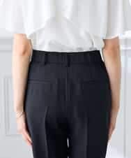 K3LGD16049 a.v.v Elmi(アー・ヴェ・ヴェ) 【低身長サイズ/接触冷感/速乾/UVカット/イージーケア】スッキリ見えストレートパンツ ピンク