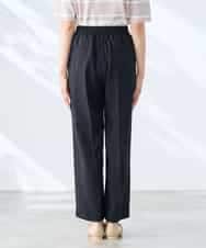 K3LGD17049 a.v.v Elmi(アー・ヴェ・ヴェ) 【低身長サイズ/接触冷感/速乾/UVカット/イージーケア】スッキリ見えワイドパンツ ピンク