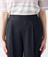 K3LGD17049 a.v.v Elmi(アー・ヴェ・ヴェ) 【低身長サイズ/接触冷感/速乾/UVカット/イージーケア】スッキリ見えワイドパンツ ピンク