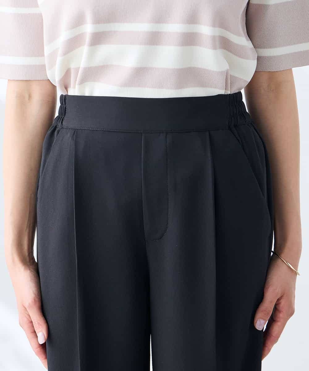 K3LGD17049 a.v.v Elmi(アー・ヴェ・ヴェ) 【低身長サイズ/接触冷感/速乾/UVカット/イージーケア】スッキリ見えワイドパンツ ピンク