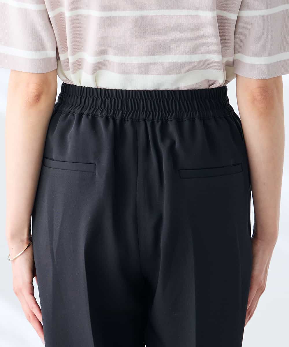 K3LGD17049 a.v.v Elmi(アー・ヴェ・ヴェ) 【低身長サイズ/接触冷感/速乾/UVカット/イージーケア】スッキリ見えワイドパンツ ピンク