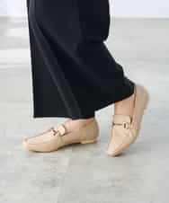 K3LGD17049 a.v.v Elmi(アー・ヴェ・ヴェ) 【低身長サイズ/接触冷感/速乾/UVカット/イージーケア】スッキリ見えワイドパンツ ピンク