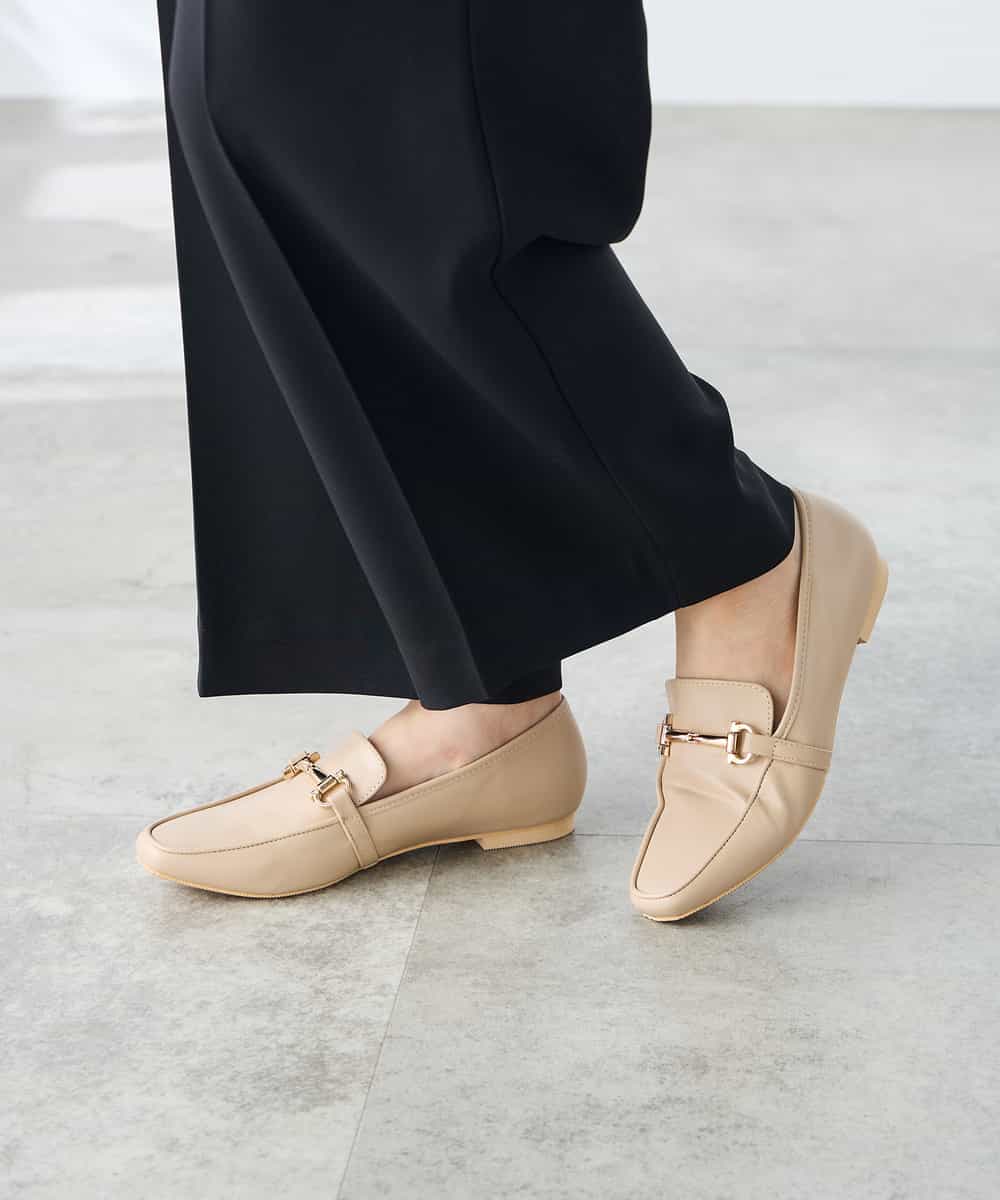 K3LGD17049 a.v.v Elmi(アー・ヴェ・ヴェ) 【低身長サイズ/接触冷感/速乾/UVカット/イージーケア】スッキリ見えワイドパンツ ピンク