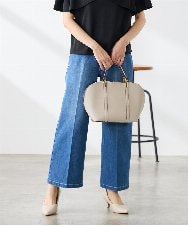 K3LHD10059 a.v.v Elmi(アー・ヴェ・ヴェ) 【低身長サイズ】サマーデニムワイドパンツ ブルー