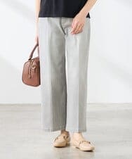 K3LHD10059 a.v.v Elmi(アー・ヴェ・ヴェ) 【低身長サイズ】サマーデニムワイドパンツ ブルー