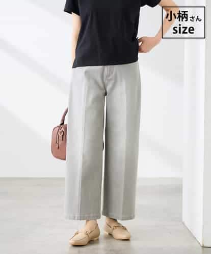 K3LHD10059 a.v.v Elmi 【低身長サイズ】サマーデニムワイドパンツ