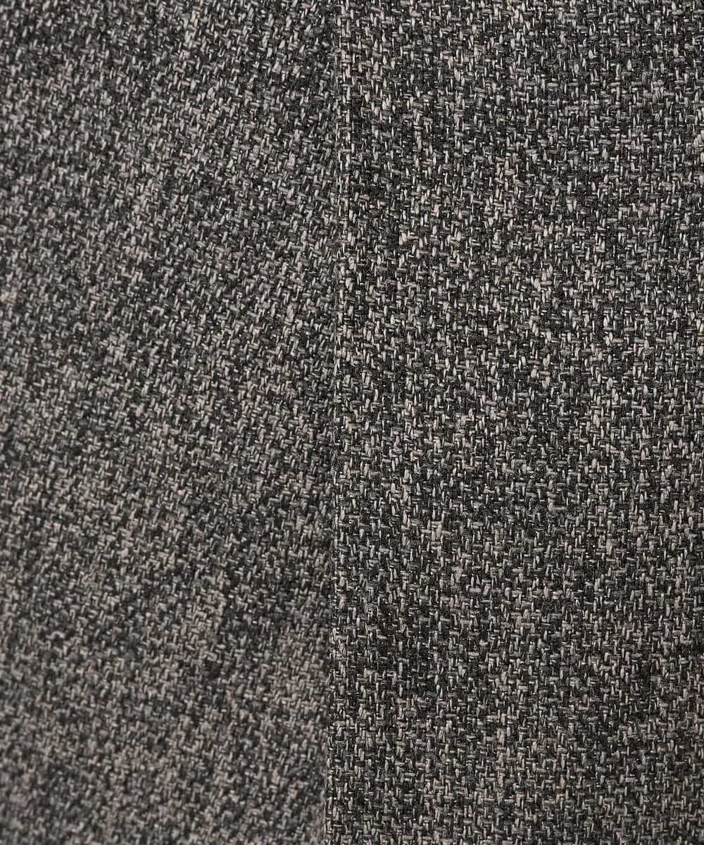 K3LKA20049 a.v.v Elmi(アー・ヴェ・ヴェ) 【低身長サイズ】ツイード調ストレートパンツ【マシンウォッシャブル】 グレー