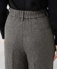 K3LKA25059 a.v.v Elmi(アー・ヴェ・ヴェ) 【低身長サイズ】ツイード調ワイドパンツ グレー