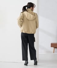 K3LKA26059 a.v.v Elmi(アー・ヴェ・ヴェ) 【低身長サイズ】タックテーパードパンツ ブラック