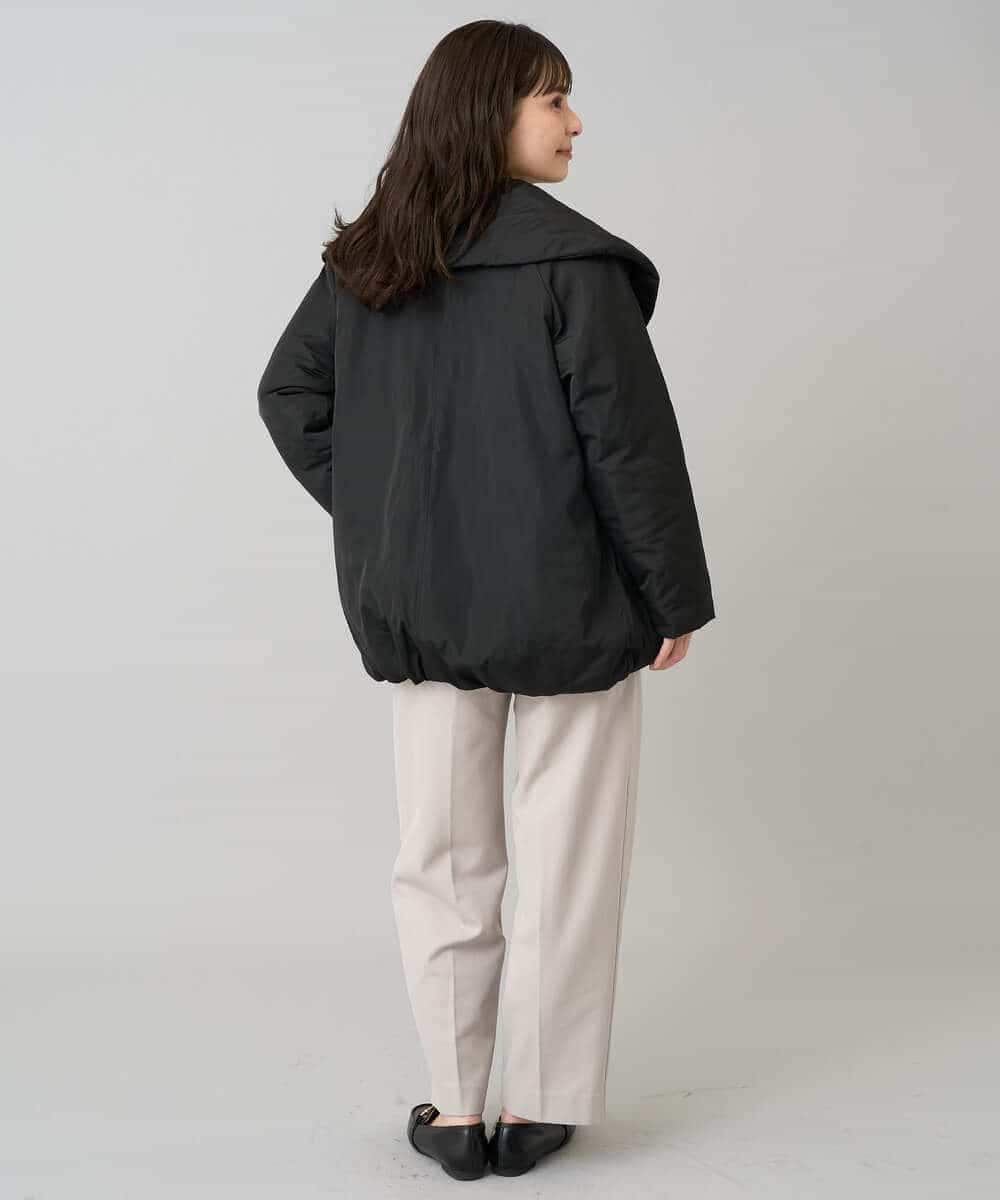 K3LKA26059 a.v.v Elmi(アー・ヴェ・ヴェ) 【低身長サイズ】タックテーパードパンツ ブラック