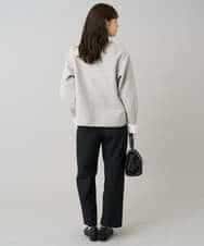 K3LKA26059 a.v.v Elmi(アー・ヴェ・ヴェ) 【低身長サイズ】タックテーパードパンツ ブラック