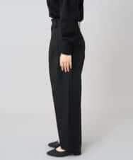 K3LKA26059 a.v.v Elmi(アー・ヴェ・ヴェ) 【低身長サイズ】タックテーパードパンツ ブラック