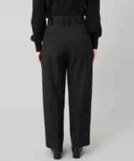 K3LKA26059 a.v.v Elmi(アー・ヴェ・ヴェ) 【低身長サイズ】タックテーパードパンツ ブラック