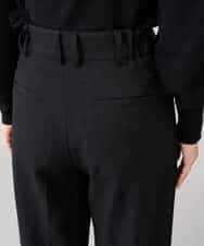 K3LKA26059 a.v.v Elmi(アー・ヴェ・ヴェ) 【低身長サイズ】タックテーパードパンツ ブラック