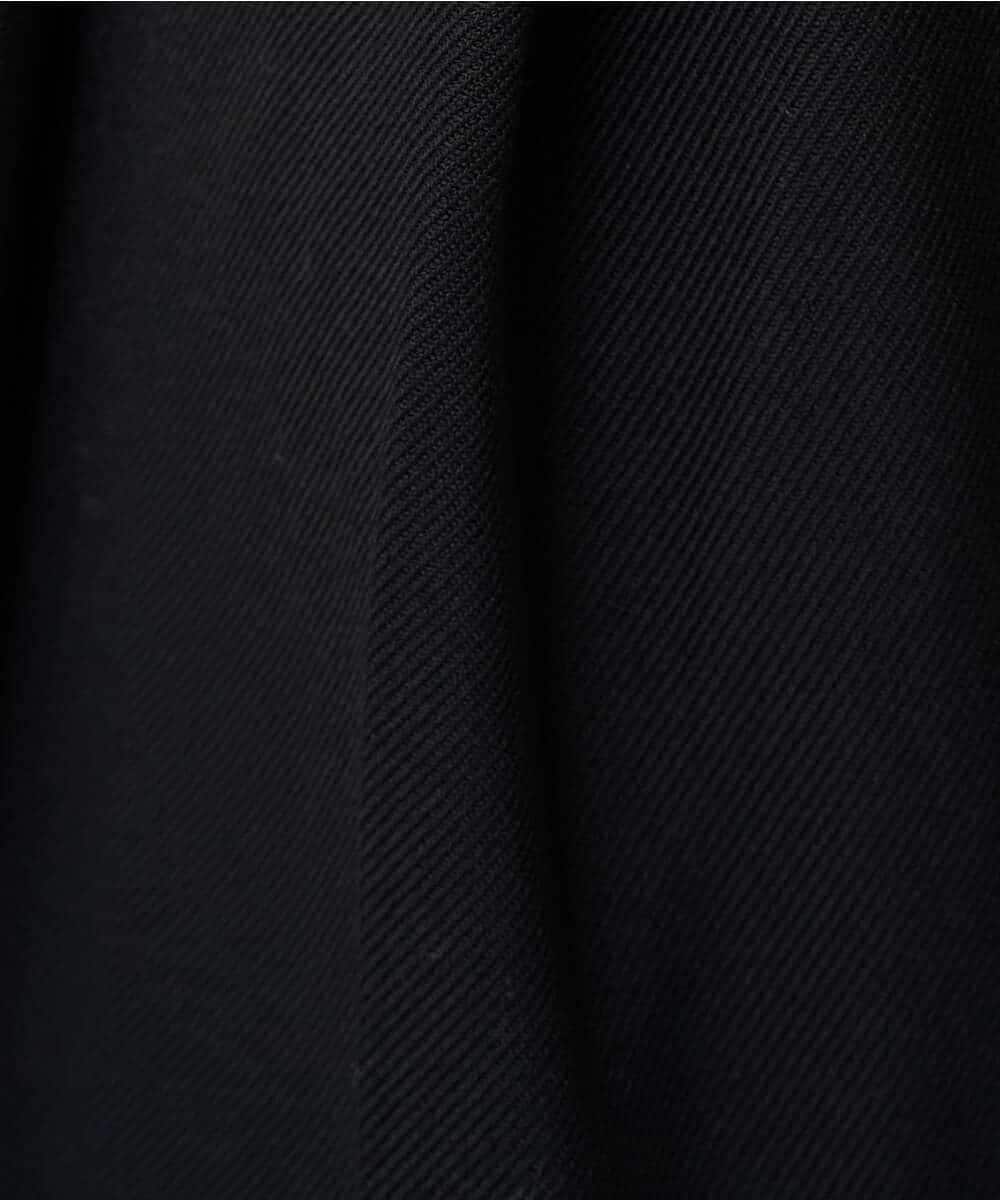 K3LKA26059 a.v.v Elmi(アー・ヴェ・ヴェ) 【低身長サイズ】タックテーパードパンツ ブラック