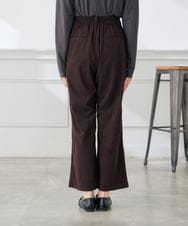 K3LKD27059 a.v.v Elmi(アー・ヴェ・ヴェ) 【低身長サイズ】コーデュロイ ワイド パンツ アイボリー