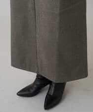 K3PBD02069 a.v.v Elmi(アー・ヴェ・ヴェ) 【低身長サイズ】千鳥ジャカードジャンスカ ブラック