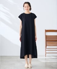 K3PHD05059 a.v.v Elmi(アー・ヴェ・ヴェ) 【低身長サイズ】バックティアードワンピース ブラウン