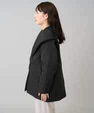 K3UKA15139 a.v.v Elmi(アー・ヴェ・ヴェ) 【低身長サイズ】ショールカラー中綿コート ブラック