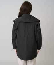 K3UKA15139 a.v.v Elmi(アー・ヴェ・ヴェ) 【低身長サイズ】ショールカラー中綿コート ブラック