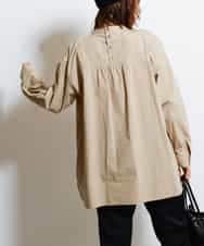 K4BKM05079 a.v.v Charme 【a.v.v Charme】ビブヨークチュニックシャツ ベージュ