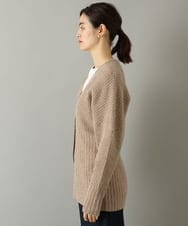 K4CKP12099 a.v.v Charme 【a.v.v Charme】ウエストコンシャスVネックカーディガン ベージュ