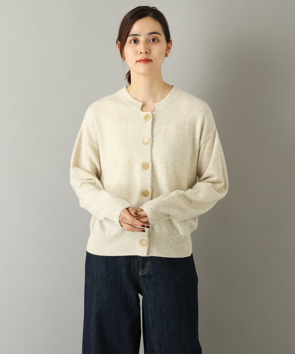 K4CKP13099 a.v.v Charme 【a.v.v Charme】2WAYクルーネックニットカーディガン アイボリー