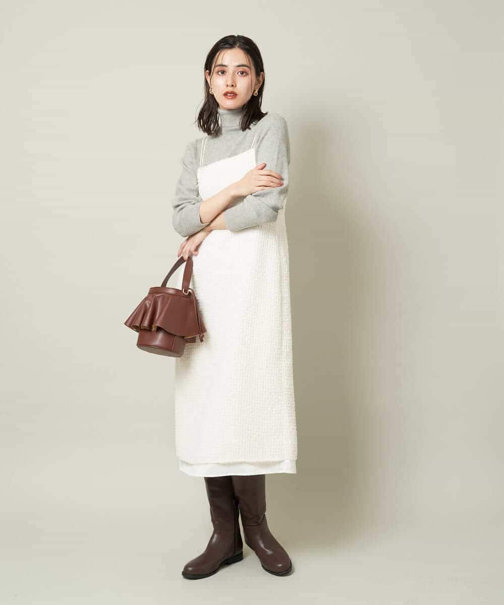 大人レーシーナロー】フェザーキャミワンピース(ワンピース) | a.v.v  