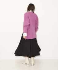 K4HKP04099 a.v.v Charme 【a.v.v Charme】ウーリッシュサーキュラースカート ブラック
