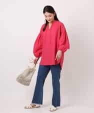 K4LFP01099 a.v.v Charme 【a.v.v Charme】カットオフデニム ブルー
