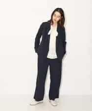 K4LJP02099 a.v.v Charme 【a.v.v Charme】2WAYストレッチストレートワイドパンツ ベージュ