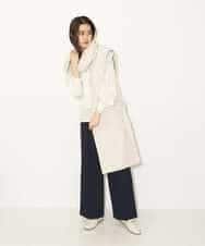 K4LJP02099 a.v.v Charme 【a.v.v Charme】2WAYストレッチストレートワイドパンツ ベージュ