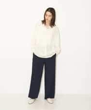 K4LJP02099 a.v.v Charme 【a.v.v Charme】2WAYストレッチストレートワイドパンツ ベージュ