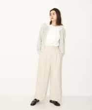 K4LJP02099 a.v.v Charme 【a.v.v Charme】2WAYストレッチストレートワイドパンツ ベージュ
