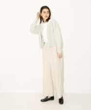 K4LJP02099 a.v.v Charme 【a.v.v Charme】2WAYストレッチストレートワイドパンツ ベージュ