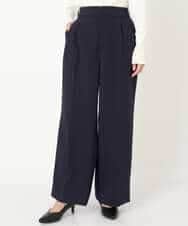 K4LJP02099 a.v.v Charme 【a.v.v Charme】2WAYストレッチストレートワイドパンツ ベージュ