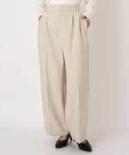 K4LJP02099 a.v.v Charme 【a.v.v Charme】2WAYストレッチストレートワイドパンツ ベージュ