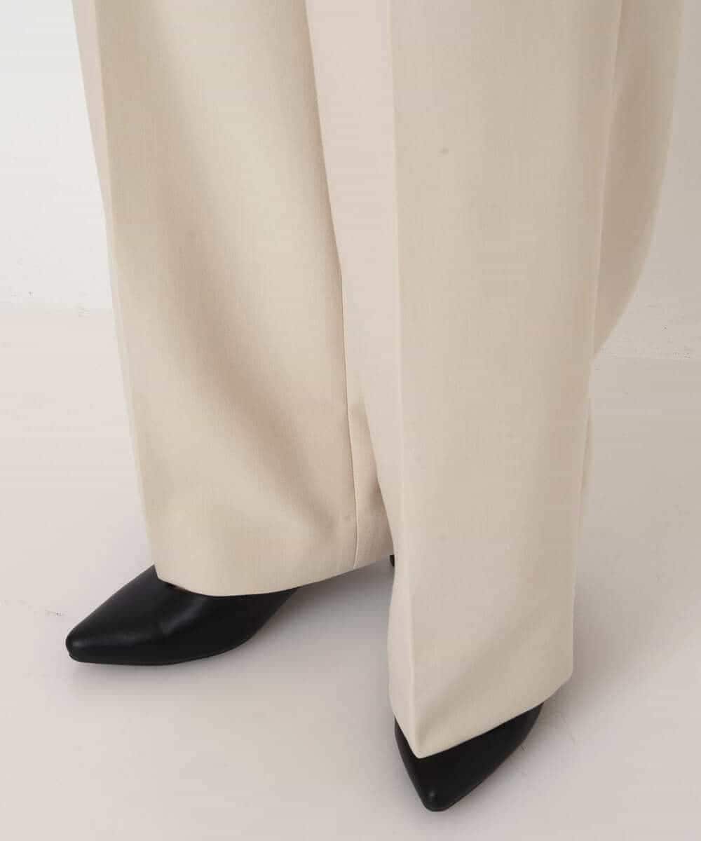 K4LJP02099 a.v.v Charme 【a.v.v Charme】2WAYストレッチストレートワイドパンツ ベージュ