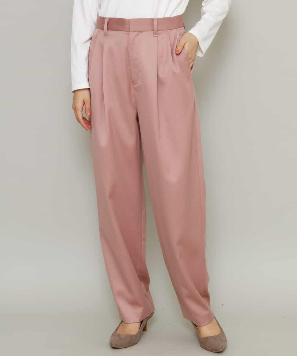 K4LKM04089 a.v.v Charme 【a.v.v Charme】2タックワイドパンツ キャメル