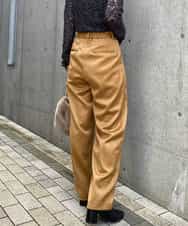 K4LKM04089 a.v.v Charme 【a.v.v Charme】2タックワイドパンツ キャメル