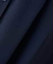 K6EHF27089 a.v.v(アー・ヴェ・ヴェ) 【WEB限定】ドルマンスリーブシャツワンピース ネイビー