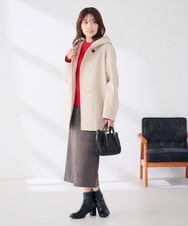 K6FAG18044 a.v.v(アー・ヴェ・ヴェ) 【WEB限定】クロップドバックスリットニット レッド