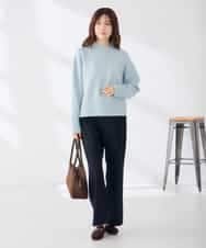 K6FAG18044 a.v.v(アー・ヴェ・ヴェ) 【WEB限定】クロップドバックスリットニット レッド