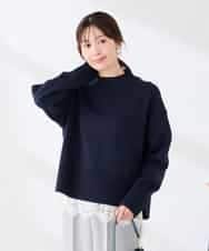 K6FAG18044 a.v.v(アー・ヴェ・ヴェ) 【WEB限定】クロップドバックスリットニット レッド