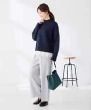 K6FAG18044 a.v.v(アー・ヴェ・ヴェ) 【WEB限定】クロップドバックスリットニット レッド