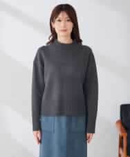 K6FAG18044 a.v.v(アー・ヴェ・ヴェ) 【WEB限定】クロップドバックスリットニット レッド